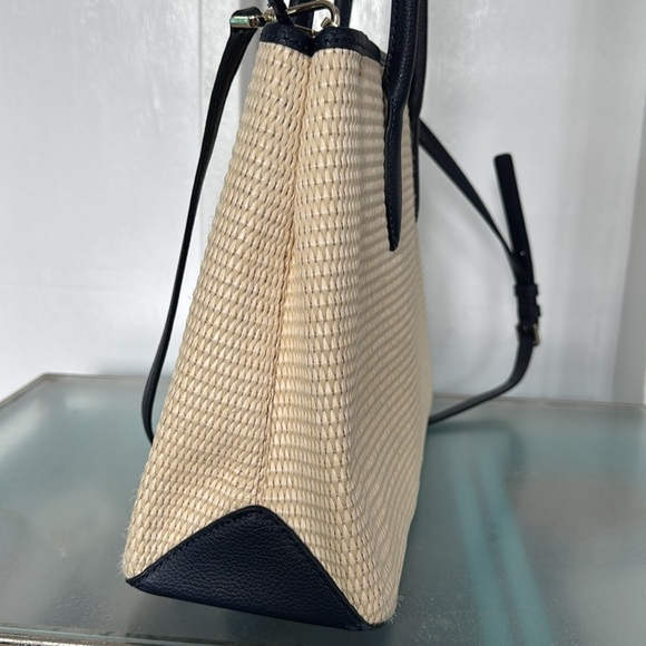 Kate Spade Bag Large Eva Woven Straw Tote Bag - Picture 8 of 17